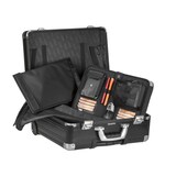 thumbnail of Alumaxx Trolley Pilotenkoffer Businesstrolley Overnight Fach Organizer Rollen Alu 45167