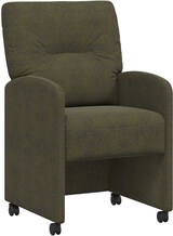 thumbnail of vidaXL Esszimmerstühle mit Rollen 2 pcs Armeegrün 57 x 67 x 95 cm