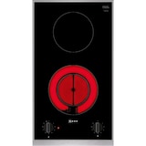 thumbnail of Neff N 30 TL13FK1T8 Domino-Kochfeld, Elektro, 30 cm, Schwarz, Mit Rahmen aufliegend