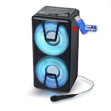 thumbnail of Enceinte autonome à LED Party box portable avec lecteur CD + Micro - BT/CD/AUX/USB - 150W+clé USB 32Go