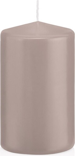 Stumpenkerzen Silbergrau 100 x Ø 48 mm, 24 Stück