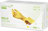 thumbnail of 1000 `Medi-Inn® Classic` Handschuhe, Nitril puderfrei gelb `Nitril Yellow` Größe S