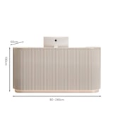 thumbnail of Geschäft Salon Empfangstisch Theke Tresen Kasse Laden Beige 160*60cm