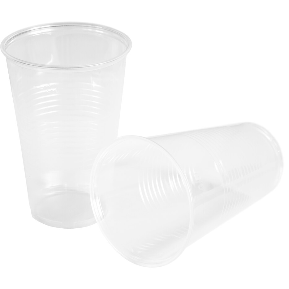 500 Becher Plastikbecher Kunststoff klar transparent, 0,5l, PP