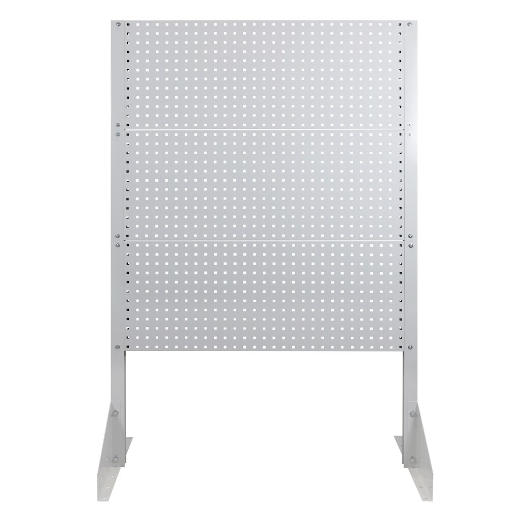 PROREGAL Werkzeugwand mit 3 Lochplatten | HxBxT 171x106,5x73cm | Lichtgrau