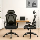 thumbnail of Chaise de bureau Elisha Noir