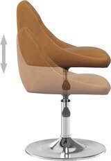 thumbnail of vidaXL Esszimmerstühle 4 Stk. Drehbar Braun Samt