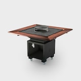 thumbnail of Brasero barbecue plancha Grandgousier 1000X1000 couronne bois