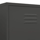 thumbnail of vidaXL Kleiderschrank Anthrazit 90x50x180 cm Stahl
