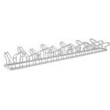 thumbnail of Fahrradständer 1170 für 20 Fahrräder | beidseitig zur Freiaufstellung | extra Schutz gegen Umfallen und Umdrücken | Abwechselnde Hoch-/Tiefeinstellung