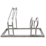 thumbnail of Fahrradständer für 12 Fahrräder höhenversetzt 420 x 45 cm Stahl feuerverzinkt grau 6x2 Bodenparker Reihenparker