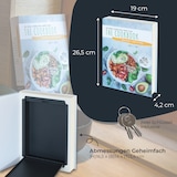 thumbnail of HMF 81001 Buchtresor Geldkassette mit Papierseiten, 26,5 x 19 x 4,2 cm, Kochbuch