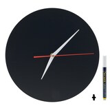 thumbnail of Securit® Silhouette Ardoise ''Horloge'' – Feutre-Craie Inclus + Kit de Fixation – 29x29 cm
