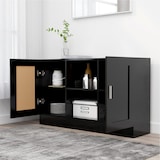 thumbnail of vidaXL Dressoir 120x30,5x70 cm bewerkt hout zwart