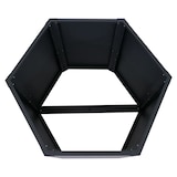 thumbnail of Décoshop26 - Juego de 3 jardineras elevadas hexagonales 1380 L 77 x 264 x 100 cm acero galvanizado antracita con recubrimiento en 04_0008851