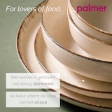 thumbnail of 2 x palmer Antigo Schale flach im Set, Porzellan, Ø  15 cm, 0,47 L, crème fein braun umrandet, glänzend, handwerkliche Ausstrahlung