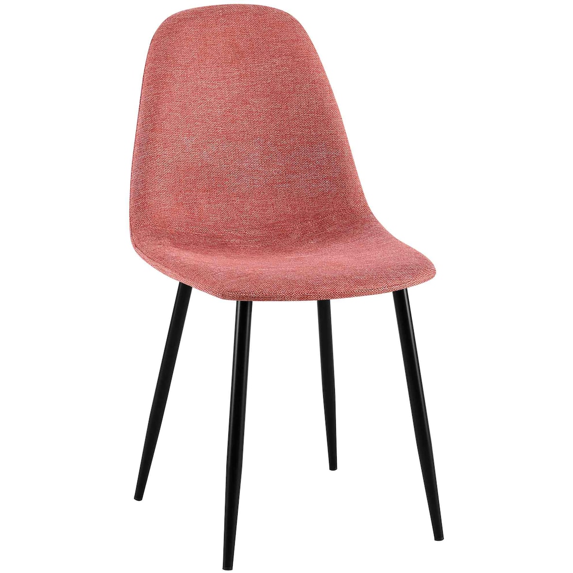 Silla de comedor Napier Naranja/Tela