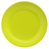 thumbnail of ProNappe - Piatti di carta "zero plastica", rotondo Ø 23cm - Colore verde kiwi - 500 pezzi