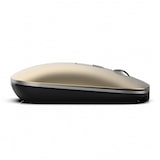 thumbnail of Souris optique sans fil Bluetooth et sans fil 2.4G rechargeable 800-1200-1600 or