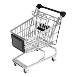 thumbnail of MONOUSO - Mini Carrito de Compra de Acero 13x13,5x9,5cm (1 Ud)