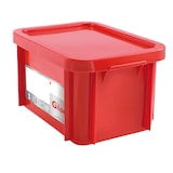 thumbnail of GILAC Bac renforcé HACCP 400 x 300 + couvercle - 15 L - Rouge G119609