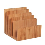 thumbnail of Relaxdays Dokumentenhalter Bambus, 5 Fächer, für Briefe und Unterlagen, Schreibtisch Organizer, HBT 23x24,5x25 cm, natur