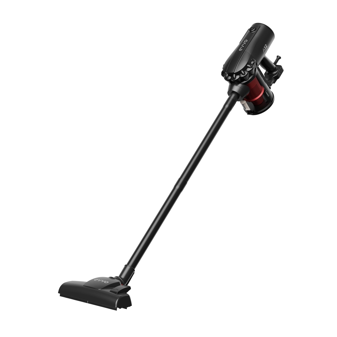 EVVO Aspirador con cable A12, 2 en 1, escoba y mano, Depósito 500 ml sin Bolsa, succión 16 kPa, Tecnología ciclónica, Filtro