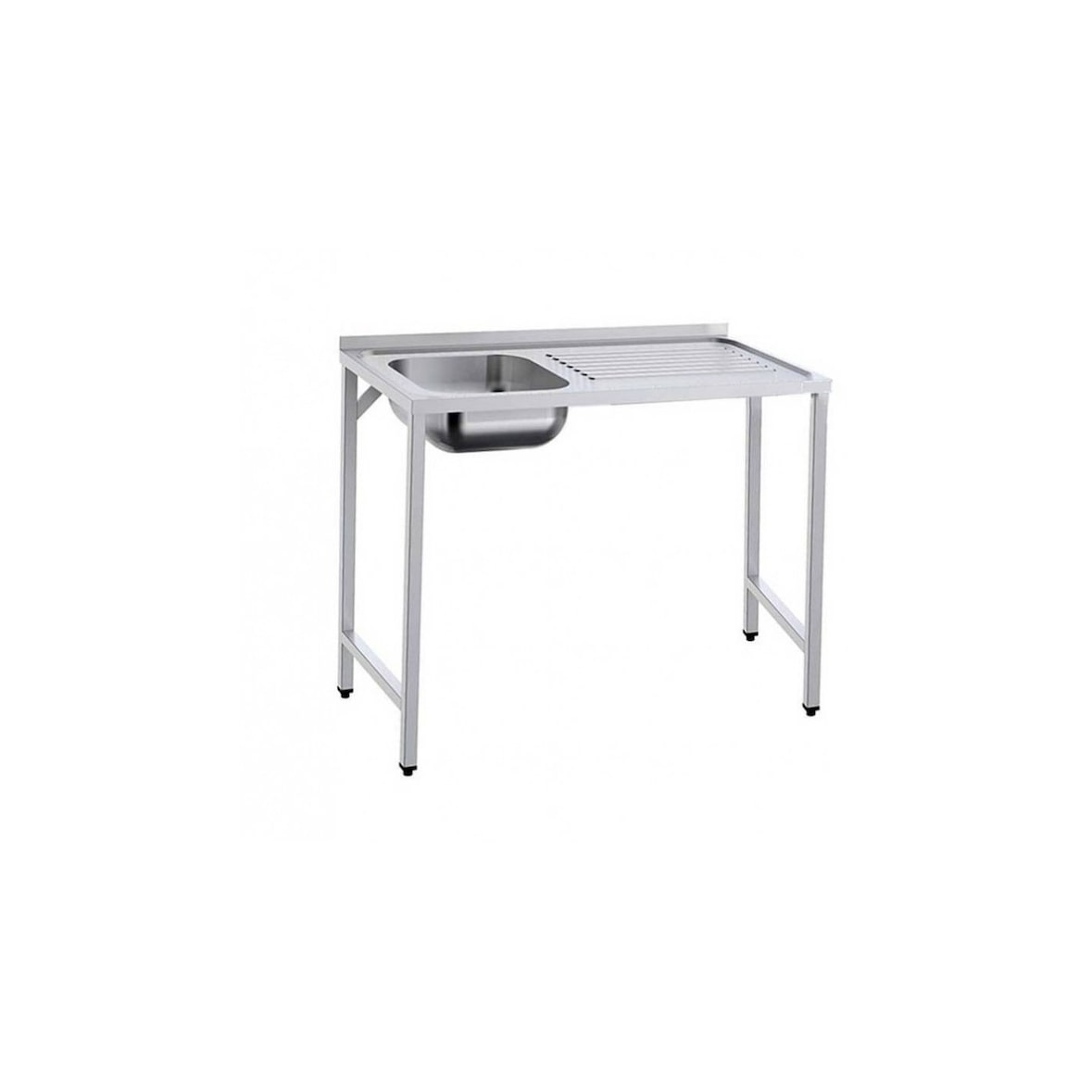 Fregadero industrial acero inoxidable 1000x500x850mm escurridor derecha