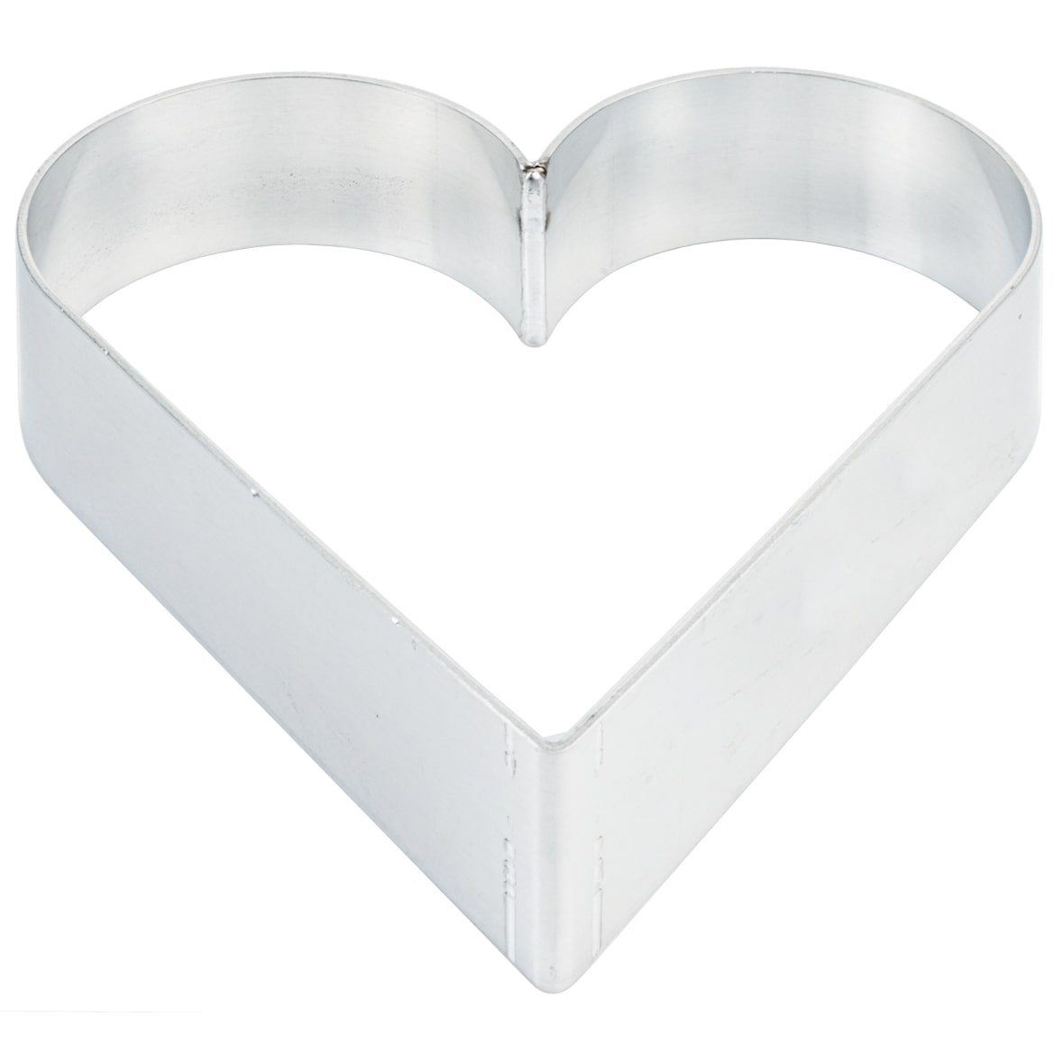 Contacto Tortenring HERZ 18 cm, Aluminium