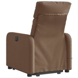 thumbnail of vidaXL Massagesessel mit Aufstehhilfe Braun Stoff