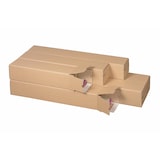 thumbnail of 10x Versandhülsen  715x105x105 mm PLAN BOX braun quadratisch mit Selbstklebeverschluss & Aufreißfaden