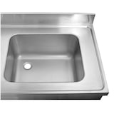 thumbnail of Gasfrit - Fregadero industrial 2 senos en acero inoxidable 1200 x 600 x 850+ 100 mm