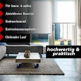 thumbnail of PRIOstahl Transportrollen 125mm Rollensatz 2 Bockrollen + 2 Lenkrollen mit Bremse Blau Schwerlast