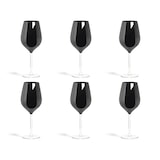 thumbnail of Excelsa lot de 6 verres à vin Color Wine verre 50 cl noir