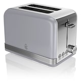 thumbnail of SWAN STP7050GRNEU Retro Set Frühstück, Wasserkocher 1,8L Kabellos, 2 Breitschlitz-Toaster, Vintage, Grau, 850W