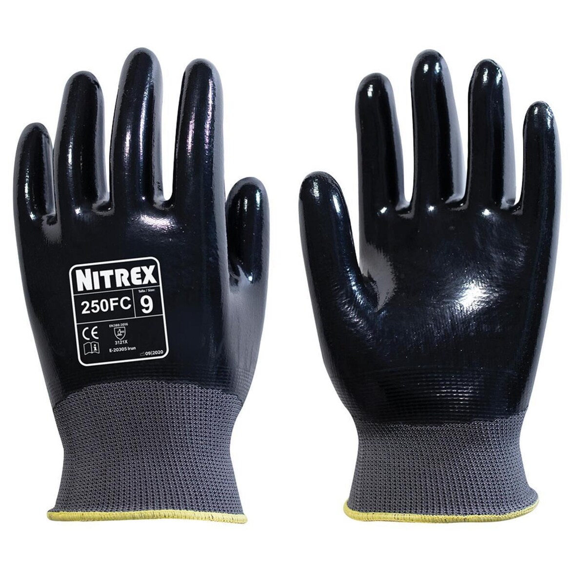 10 Paar Nitrex 250 FC | Mehrweghandschuhe | Gr. XXL | Industriehandschuhe