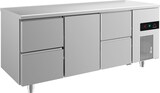 thumbnail of Gastro Edelstahl Kühltisch 1 Tür(mittig) 4 Schubladen 1865x700x850mm -2/+8°C 474L