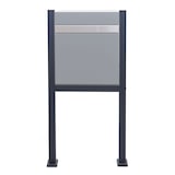 thumbnail of Standfuß für Paketkasten HWC-K41, Befestigungsständer Briefkasten Paketkastenständer, verzinkter Stahl ~ anthrazit