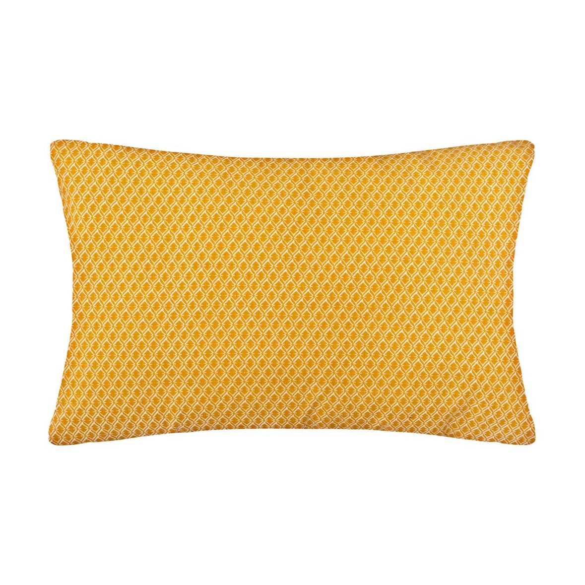 Coussin décoratif déhoussable en Coton Ocre Otto 30 x 50 cm