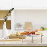 thumbnail of Relaxdays Tortenständer, stapelbar, 3 Größen, für kleine Kuchen, Desserts & Cupcakes, runde Kuchenständer, transparent