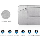 thumbnail of Sacoche Ordinateur Portable Universelle 13.3 Pouces Poches Multiples Grise YONIS