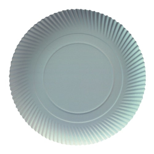 ABC Pak 200 Teller, Pappe [ff] rund Ø 32 cm · 2 cm weiss (95683, 2x100 Stück)