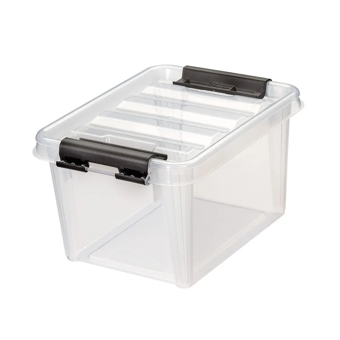 Orthex SmartStore Classic Aufbewahrungsbox 1,5 Liter, 20x15x11 cm, Transparent, mit Deckel & Clips, Lebensmittelecht, Stapelbar