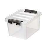 thumbnail of Orthex SmartStore Classic Aufbewahrungsbox 1,5 Liter, 20x15x11 cm, Transparent, mit Deckel & Clips, Lebensmittelecht, Stapelbar