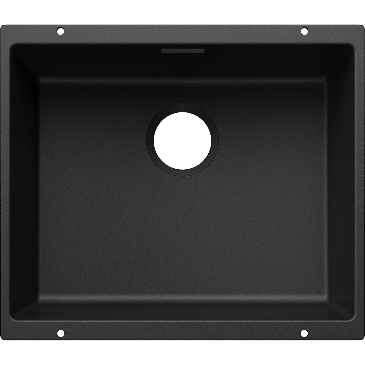 BLANCO SUBLINE 500-U  Einbauspüle SILGRANIT schwarz ab 60 cm
