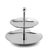 thumbnail of Karl Weis Etagere mit 2 Etagen, Edelstahl, 22 x 22 x 23 cm