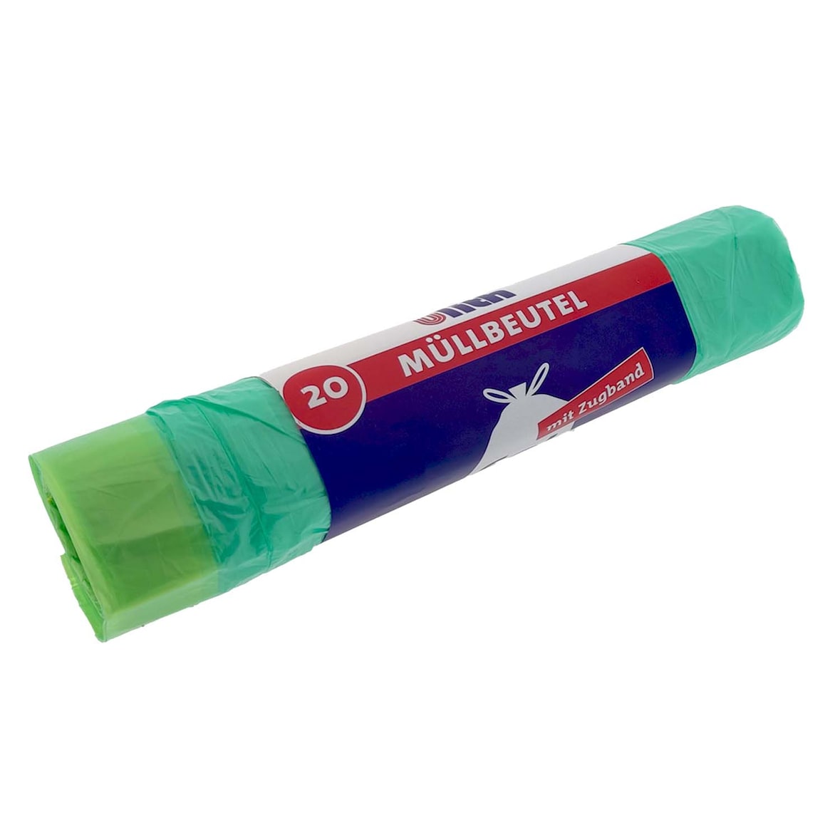 Müllbeutel 60 L grün  mit Zugband Müllbeutel Polybeutel Müllsack Polysack Sammelkorb Abfallsack Abfallbeutel Mülltüte Tüte Beutel Bag Sack Säcke Abfal