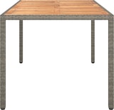 thumbnail of vidaXL Gartentisch Grau 150x90x75 cm Poly-Rattan