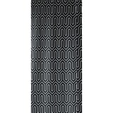 thumbnail of Textil Duschvorhang Ethnic Schwarz Weiss 120x180 cm, inkl. Duschvorhangringe inkl. Beschwerung