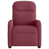thumbnail of vidaXL Massagesessel Weinrot Stoff